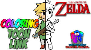 With this model i wanted to experiment with details trough edgeflow. How To Color Toon Link Nintendo The Legend Of Zelda Coloring Page Youtube