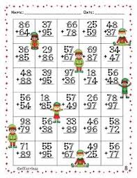 It is one of the few operations in mathematics that is actually quite fun to do! Christmas Touch Math Double Digit Addition With Regrouping Touch Math Math Subtraction Math Doubles