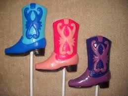 pin by castle rock chocolates on western cowboy cowgirl chocolate lollipops favors chocolate lollipops boots heeled boots pinterest