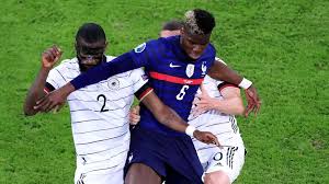 Television pictures seemed to show antonio rudiger lightly bite paul pogba on his back, but it went without punishment from the referee and the var. Em News Rudiger Muss Nach Knabber Angriff An Pogba Keine Strafe Befurchten