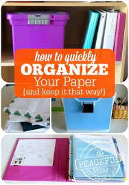 Feeling Overwhelmed By All The Paper Piles In Your Home Use My Simple Step By Step Process Paper Clutter Organization Organizing Paperwork Paper Organization