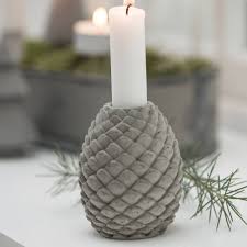 Frequent special offers and discounts up to 70% off for all products! Concrete Pine Cone Candle Holder By The Little House Shop Notonthehighstreet Com