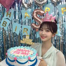 Sihyeon Everglow Birthday Cake Cake Birthday
