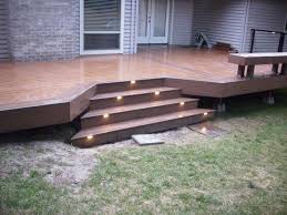 Thanks to timbertech deck lights, it doesn't have to. Timbertech Deck With Cable Railing And Lights Deck Masters Llc