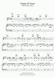 So she took her love for to gaze awhile among the fields of barley in his arms she fell as her hair came down among the fields of gold. Fields Of Gold Piano Sheet Music Onlinepianist