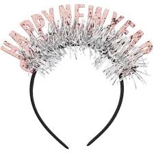 Happy New Year Headband 181 695 Vnd Liked On Polyvore Featuring Accessories Hair Accessories Multicolor Ha New Year Headband Newyear New Year S Eve Hair