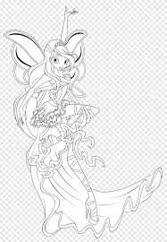 Bloom allows you to access of 100s of colors and offers a daily color capture challenge to unlock your creativity. Bloom Coloring Book The Flying School Fairy Child Bloom Winx White Child Png Pngegg