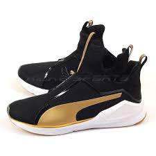Black And Gold Puma Shoes Puma Fierce Gold Puma Black Gold Kylie Jenner Fashion Training Shoes 189192 02 Training Shoes Shoes Kylie Jenner Style