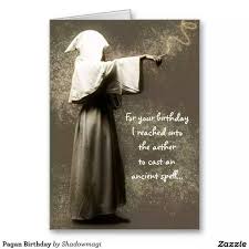 Pagan Wiccan Birthday Blessings Birthday Cards Custom Greeting Cards Birthday Greeting Cards