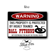 Price may vary by location. Patio Lawn Garden Ball Python Gift Ball Python Cage Accessories Ball Pythons Home Decor Ball Python Lover Gift Ball Pythons Warning Sign 12 X 8 Inch Aluminum Sign Outdoor Decor
