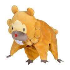 Bidoof Plush Hat One Size Adult Pokemon Center Canada Official Site