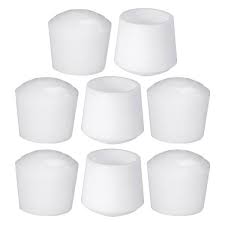 Rubber tips caps protect carpet from snags and hard floor surfaces from dents, mars and scratches. 8pcs Rubber Leg Caps Tip Cup Feet Cover 1 1 10 Inner Dia For Furniture White Overstock 28894769