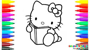 Hello kitty bilder 27 | ausmalbilder gratis ausmalbilder von hello kitty 27. Hello Kitty Coloring Pages Youtube