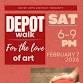 Depot Arts District Depot Walk event in Lakeland, FL