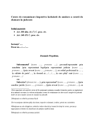 Savesave model 1 cerere reexaminare for later. Cerere De Reexaminare Impotriva Incheierii De Anulare A Cererii De Chemare In Judecata