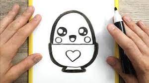 Disegni a matita facilissimi da copiare per bambini. Come Disegnare Un Uovo Kawaii Disegni Facili Youtube