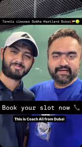 🎾 Book your tennis lesson just like this!, Watch the video, comment below,  and get a chance to win a FREE tennis session! 💬🎁, Let’s play with Coach  Ali — Dubai’s top coach! 🇦🇪, 📲 Follow me on:, ...