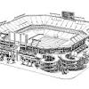 Football stadium coloring pages at getcoloringscom free template. 1