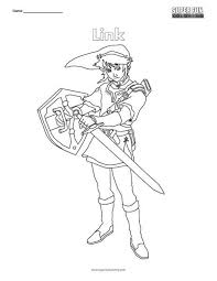 Notwithstanding, you can likewise resize the legend of zelda coloring pages with bigger scale when you print them to make the line is greater and there are a larger number of spaces. Link Legend Of Zelda Coloring Super Fun Coloring