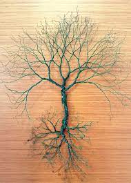 Divide the roots of the tree in four groups of two. Wire Wall Art Tree Of Life Wall Decoration Wire Art Wall Art Wire Tree Wall Tree Decorative Wire Art Wire Wall Art Tree Wall Art Metal Tree Wall Art