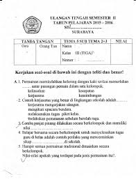 Saling memaafkan adalah contoh perbuatan yang … 5. Les Privat Matematika Sd Jogja Soal Uts Kelas 1 Sd Tema 5 Pengalamanku