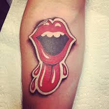 Always the hard way 3. My Colombian Necktie Rolling Stones Mashup By Mark Once In A Blue Moon Tattoo In Flowery Branch Ga Tattoos