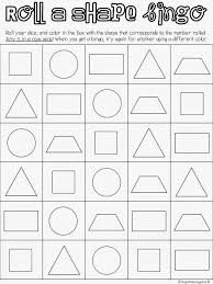 Roll A Shape Bingo Freebie First Grade Fanatics Touch Math First Grade Math Math