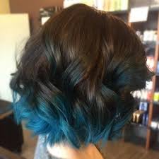 These will work best on undyed brown brunette hair is one of the most popular colors, and with proper care it can be one of the most stunning as well. Blue Is The Coolest Color 50 Blue Ombre Hair Ideas Hair Motive Hair Motive