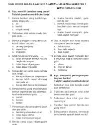 Sifat Dan Perubahan Wujud Benda Dengan