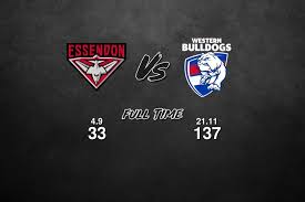 We collect information about the content (including ads) you use across this site and use it to make both advertising and content more relevant to you on our. Full Time Essendon Vs Western Bulldogs Round 21 2019 Afl News Zero Hanger
