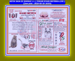 1 New Message Kode Syair Hongkong 29 Mei 2020 Forum Syair Togel Hongkong Singapura Sydney