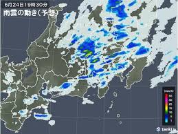 帰宅時に再び雨強まる あす急に暑くなる 関東甲信 日直予報士 2019年06月24日 日本気象協会 Tenki Jp