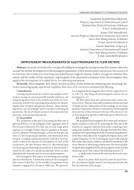 Wireless & remote water meter reading systems. Improvement Measurements Of Electromagnetic Flow Meters Tema Nauchnoj Stati Po Elektrotehnike Elektronnoj Tehnike Informacionnym Tehnologiyam Chitajte Besplatno Tekst Nauchno Issledovatelskoj Raboty V Elektronnoj Biblioteke Kiberleninka