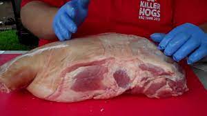How To Trim A Pork Shoulder Part1 Youtube