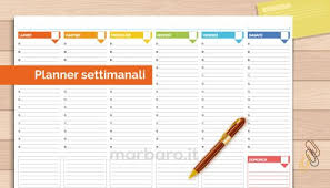 Acquistare e ragalare dei calendari da tavolo personalizzati è molto efficace in un'ottica di diffusione del marchio della propria azienda o della propria attività attraverso un gadget personalizzato. Planner Settimanale Da Stampare