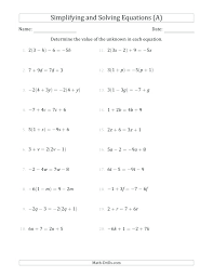 Algebraic expressions for term 3 grade 9 mathematics 1. Solving Simple Equations Worksheet Grade 9 Tessshebaylo