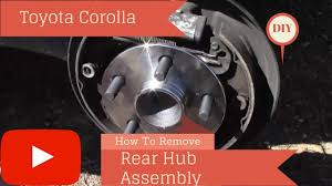 Şık ve akıcı çizgilere sahip yeni corolla, güçlü duruşu ile dikkatleri üzerine çekiyor. Remove And Replace Rear Hub Assembly On 04 Toyota Corolla Youtube