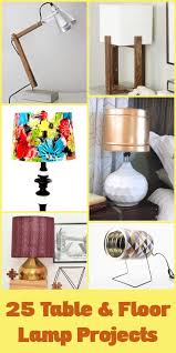 Remodelaholic 25 Table And Floor Lamp Projects Diy Floor Lamp Cool Diy Projects Diy Table Lamp