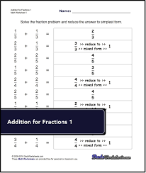 These grade 3 word problems requiring column form addition to solve. 5 Grade Math Worksheets Addition Subtraction Fractions Vtwctr