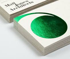 Add class to your business cards with custom foil printing. Green Foil Business Cards Promotions