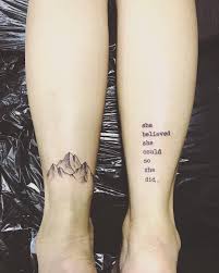 #4 mountain range tattoo on tricep photo: 150 Tattoo Ideas For Mountain Lovers Body Art Guru