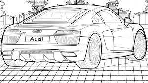 See more ideas about cars coloring pages, coloring pages, car drawings. Audi Releases A Coloring Book To Keep You Entertained In Quarantine Robb Report