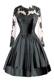 Amazon Com Little Star Satin Short Prom Dresses 2018 For Juniors With Long Sleeve Prom Dresses Long With Sleeves Long Sleeve Ball Gowns Long Sleeve Lace Dress