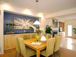 The accent wall was popular in the earlier 2000s, but it's back and chicer than ever. Contemporary Dining Room With Vibrant Blue Accent Wall Hgtv