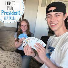 The first player to discard his hand earns the president title; How To Play The President Card Game Fun Squared