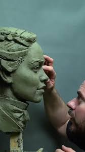 🤿 Dive into the world of clay sculpture with the masterful artist, Alexey  Vikulov and witness the magic of transforming a lump of clay into a  stunning portrait. 👀 Watch as Alexey takes you through ...