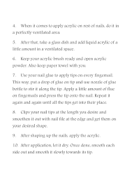This removes the remaining moisture and oils from your nails to get them ready for the acrylic. Acrylic Nails How To Apply Acrylic Nails