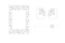 Download Flower Laser Cut Wedding Invitation Graphic By Meshaarts Creative Fabrica PSD Mockup Templates
