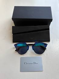 Christian Dior So Real Classic Mirrored Two Tone Blue Sunglasses