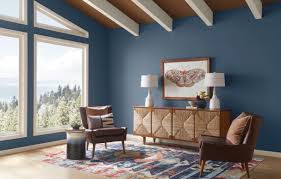This Cool Blue S Easy To Live With In Any Style Of House Distressed Table Home Eco Friendly Paint